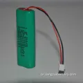 Ni-MH AAA 2.4V 600mAh Packt 2 بطارية 2 في سلسلة